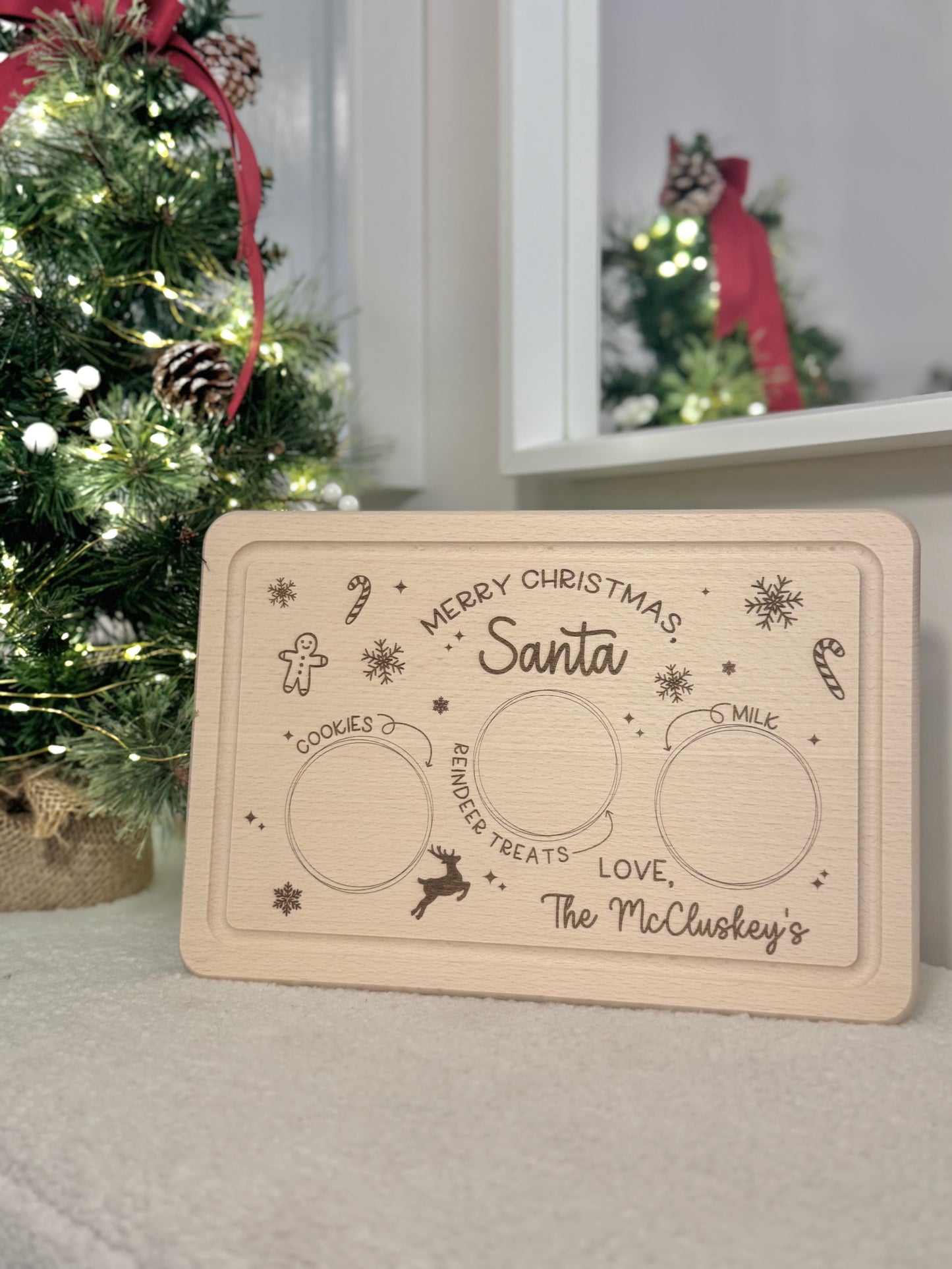 Personalised Santa Treat Board