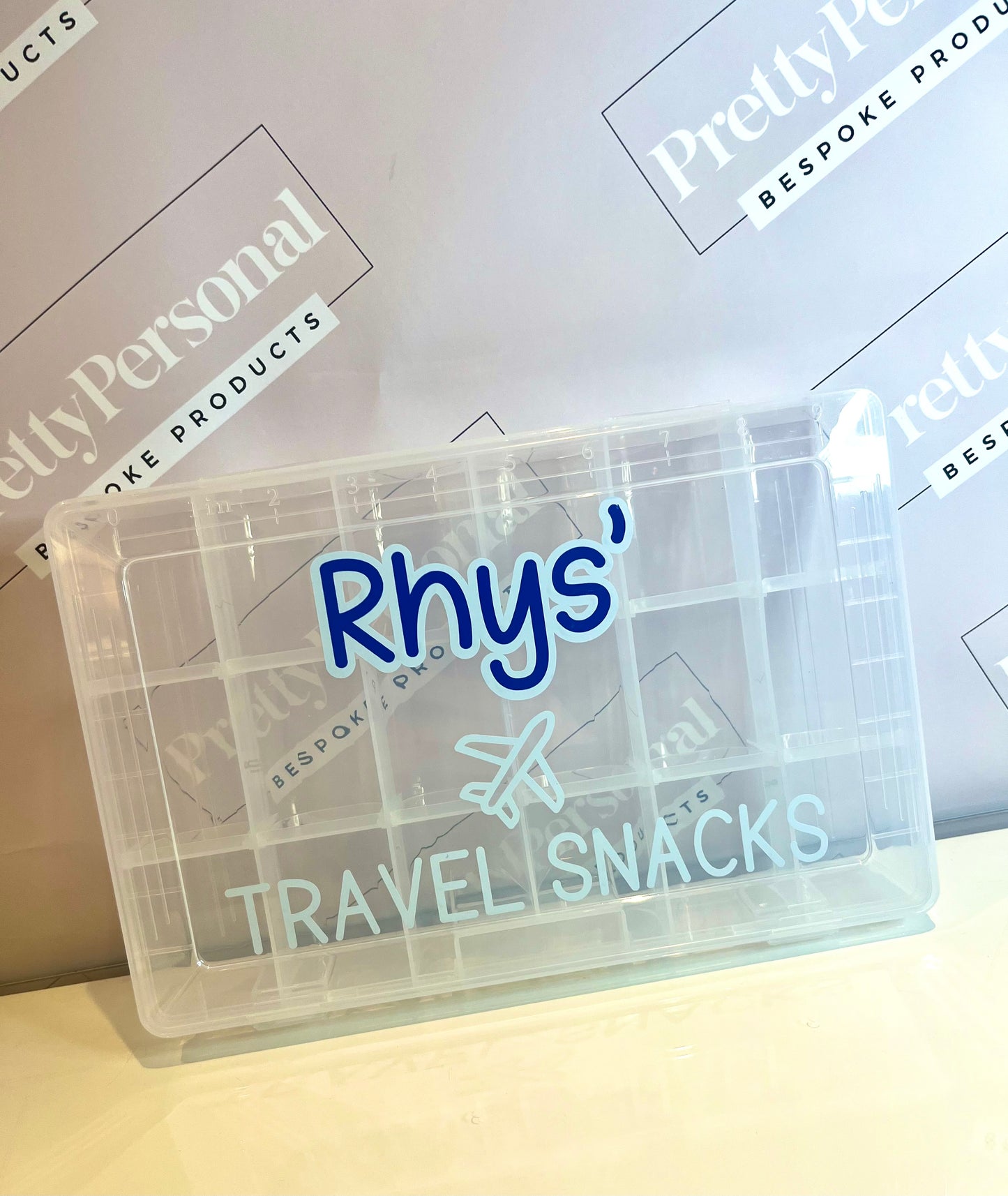 Personalised Travel Snacks Box