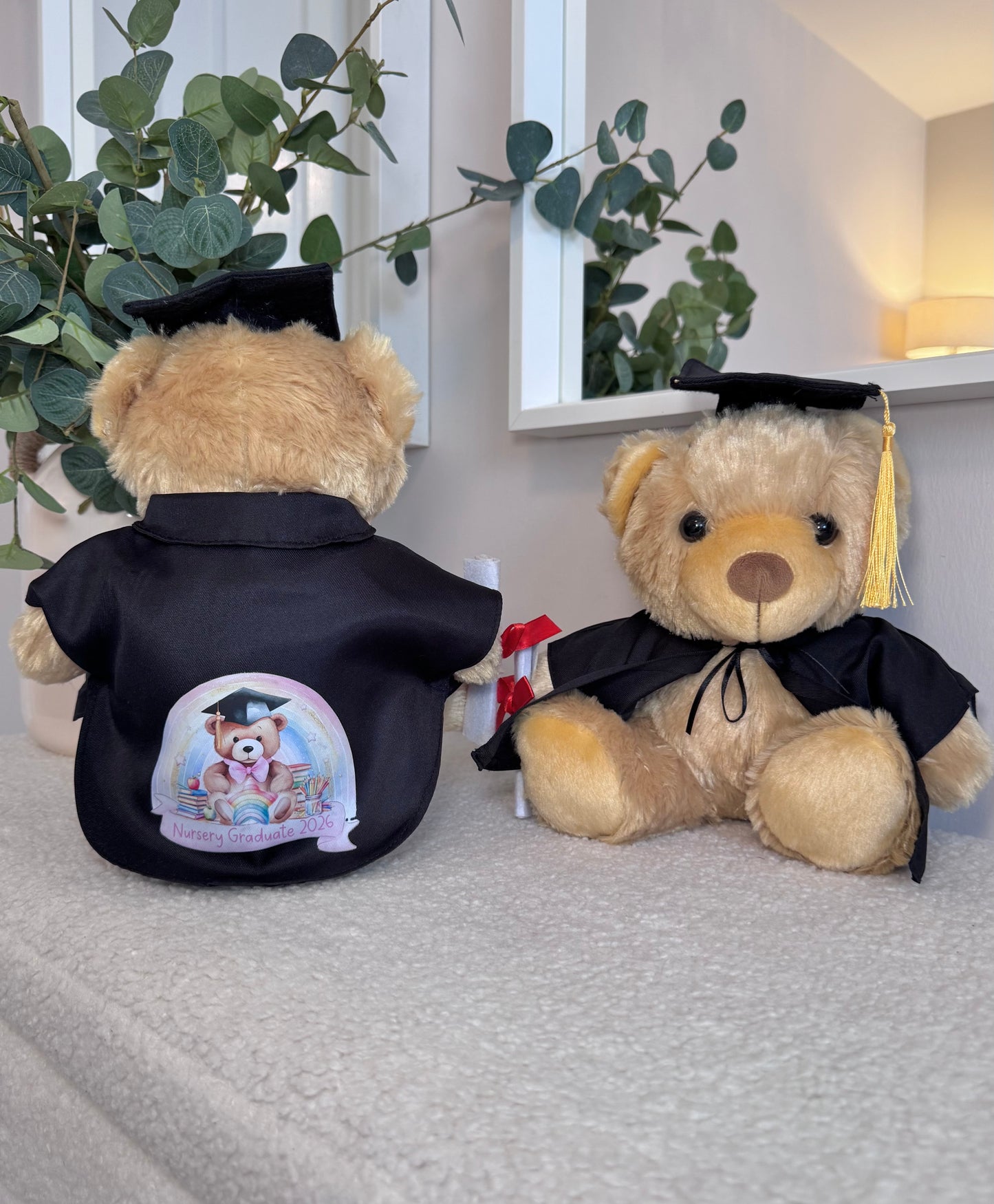 Personalised Graduation Bear - Pink