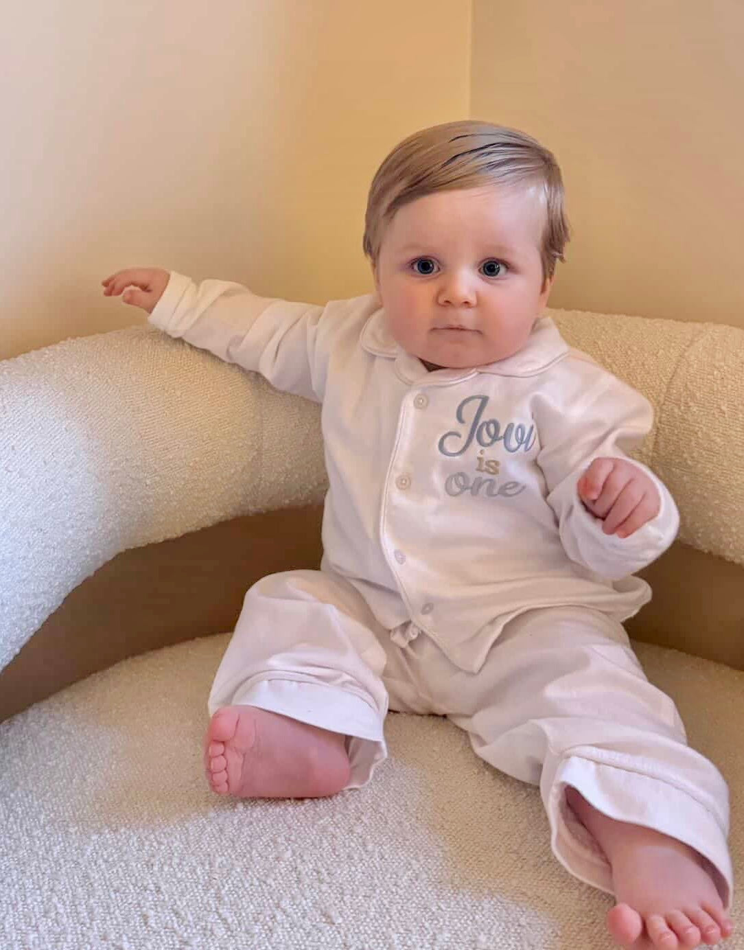Beary First Birthday Theme - Brushed Cotton PJs