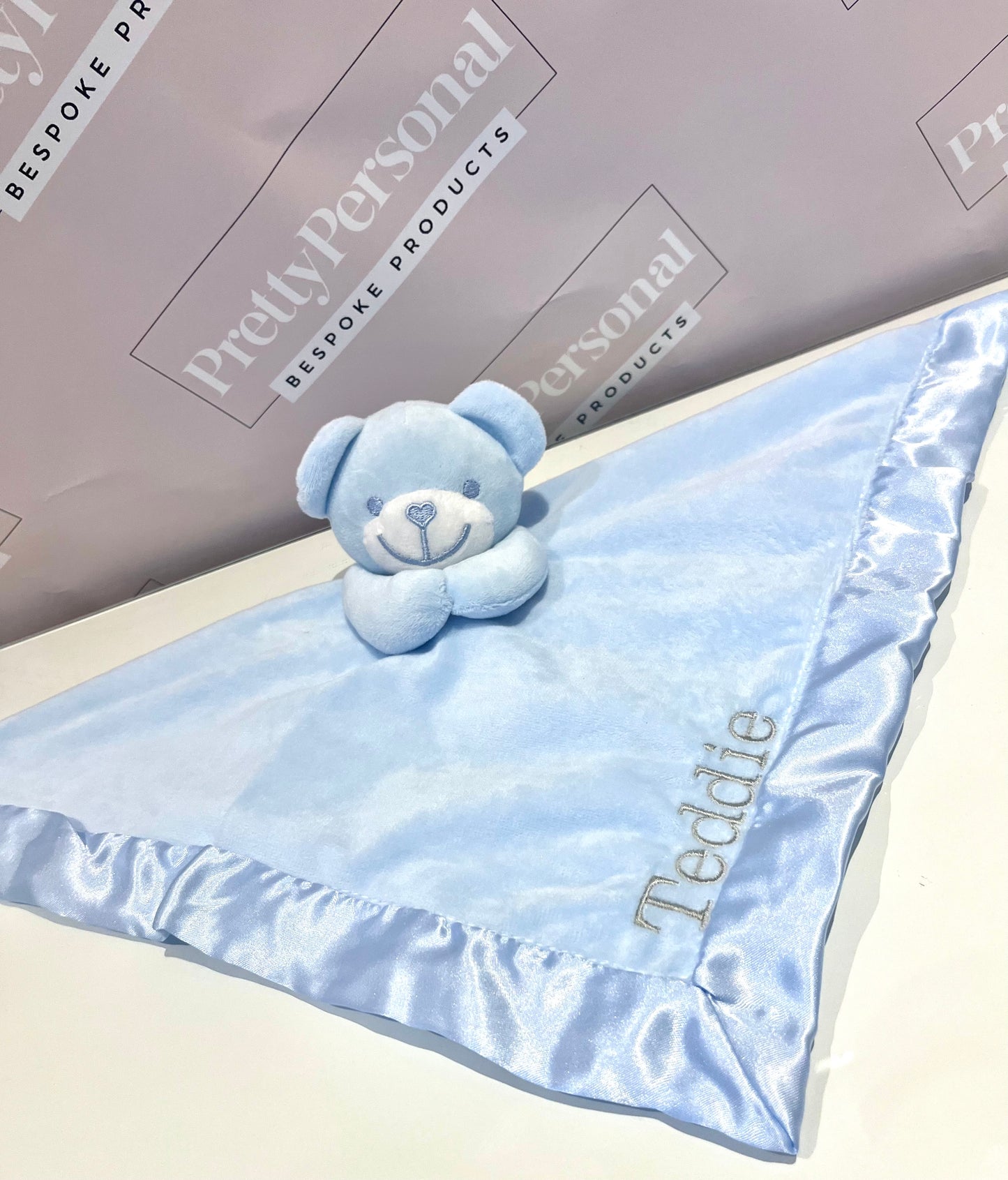 Personalised Teddy Comforter