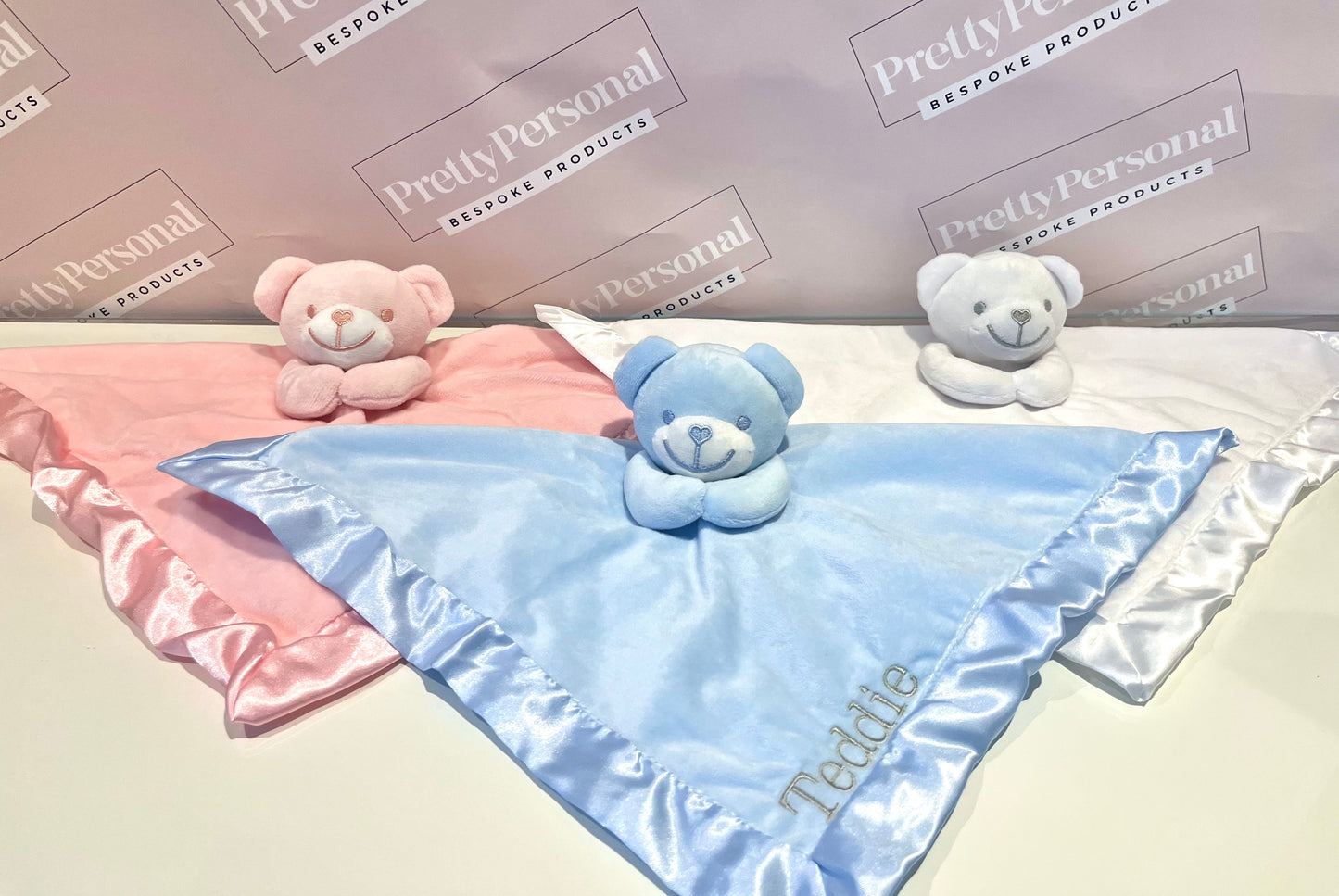 Personalised Teddy Comforter