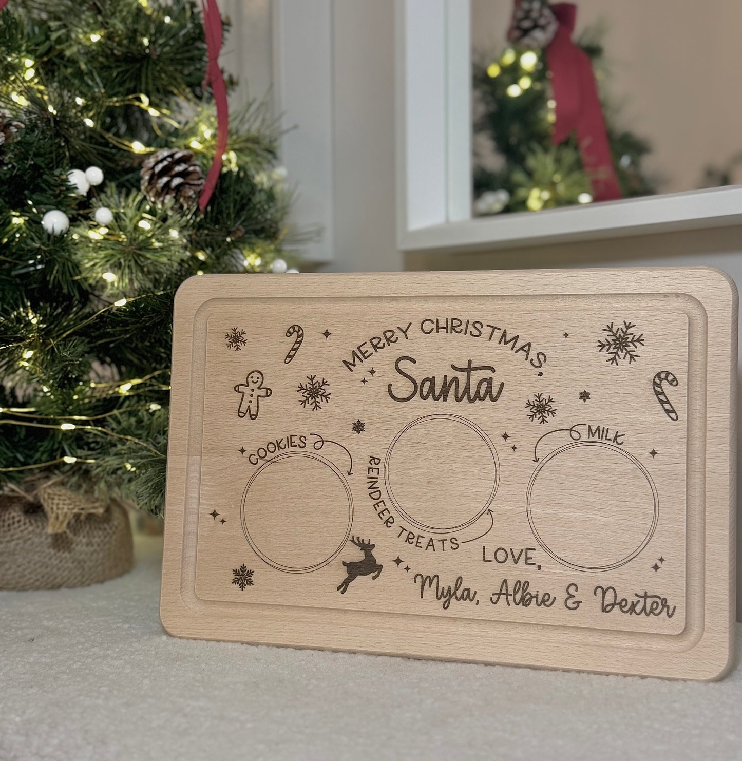 Personalised Santa Treat Board