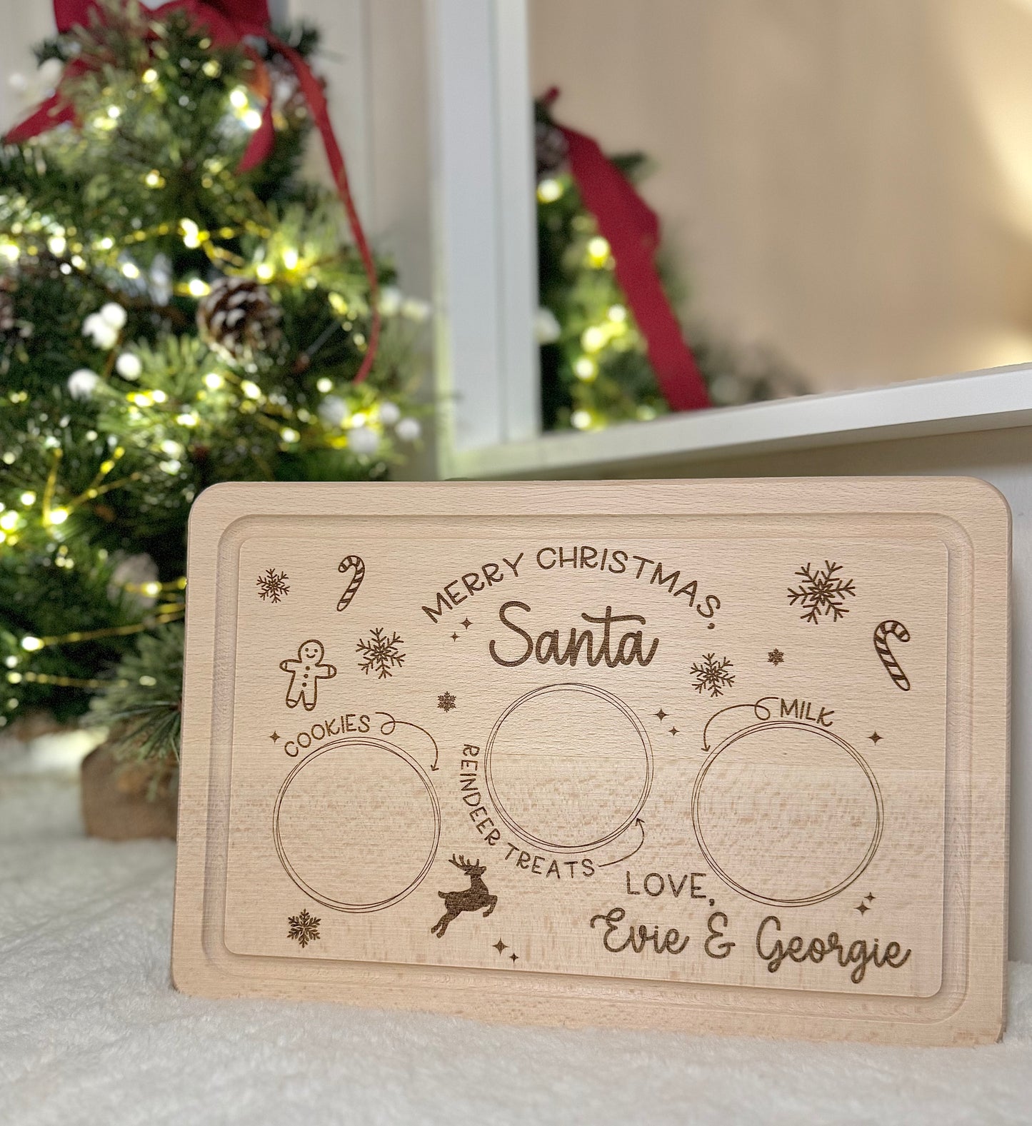 Personalised Santa Treat Board