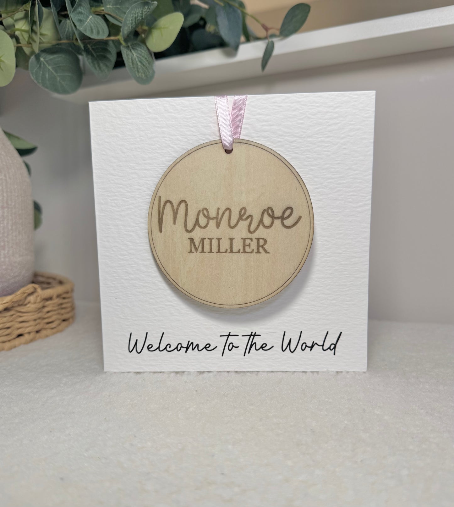 Welcome to the World Baby Card