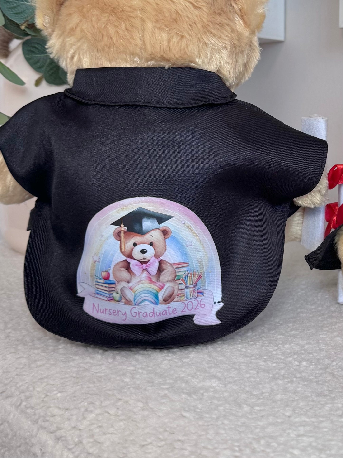 Personalised Graduation Bear - Pink