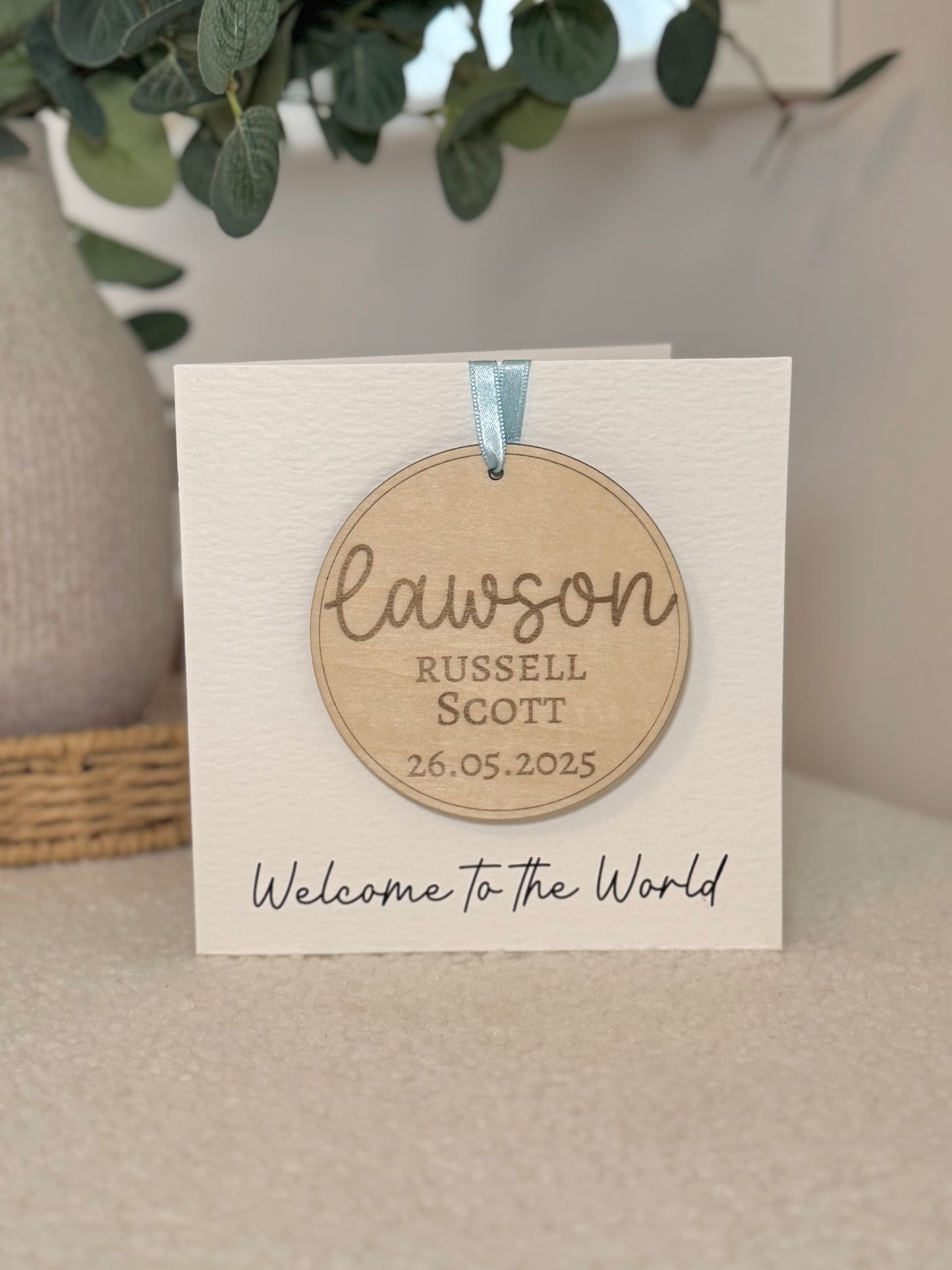 Welcome to the World Baby Card