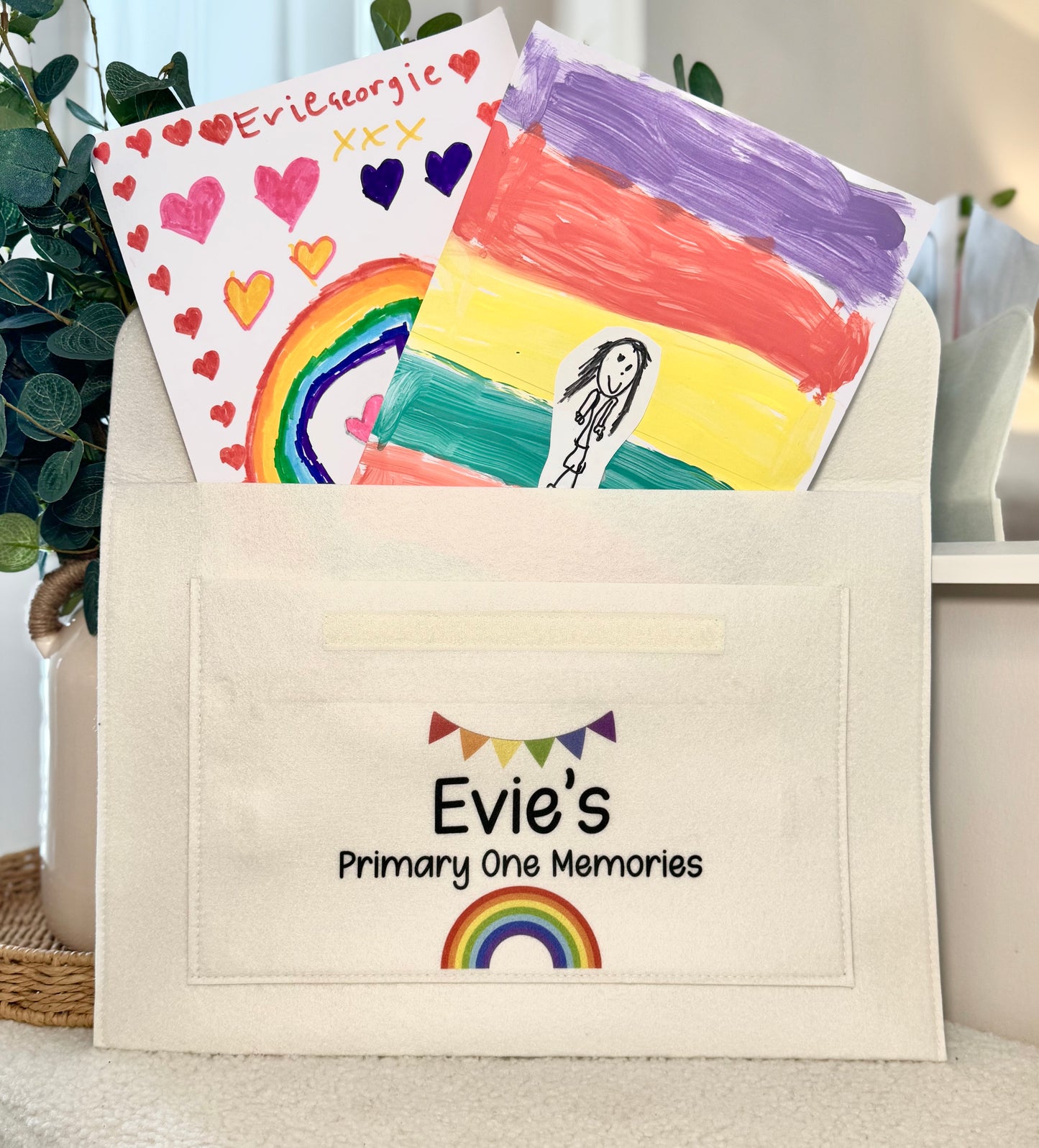 Primary One Memories Felt Folder