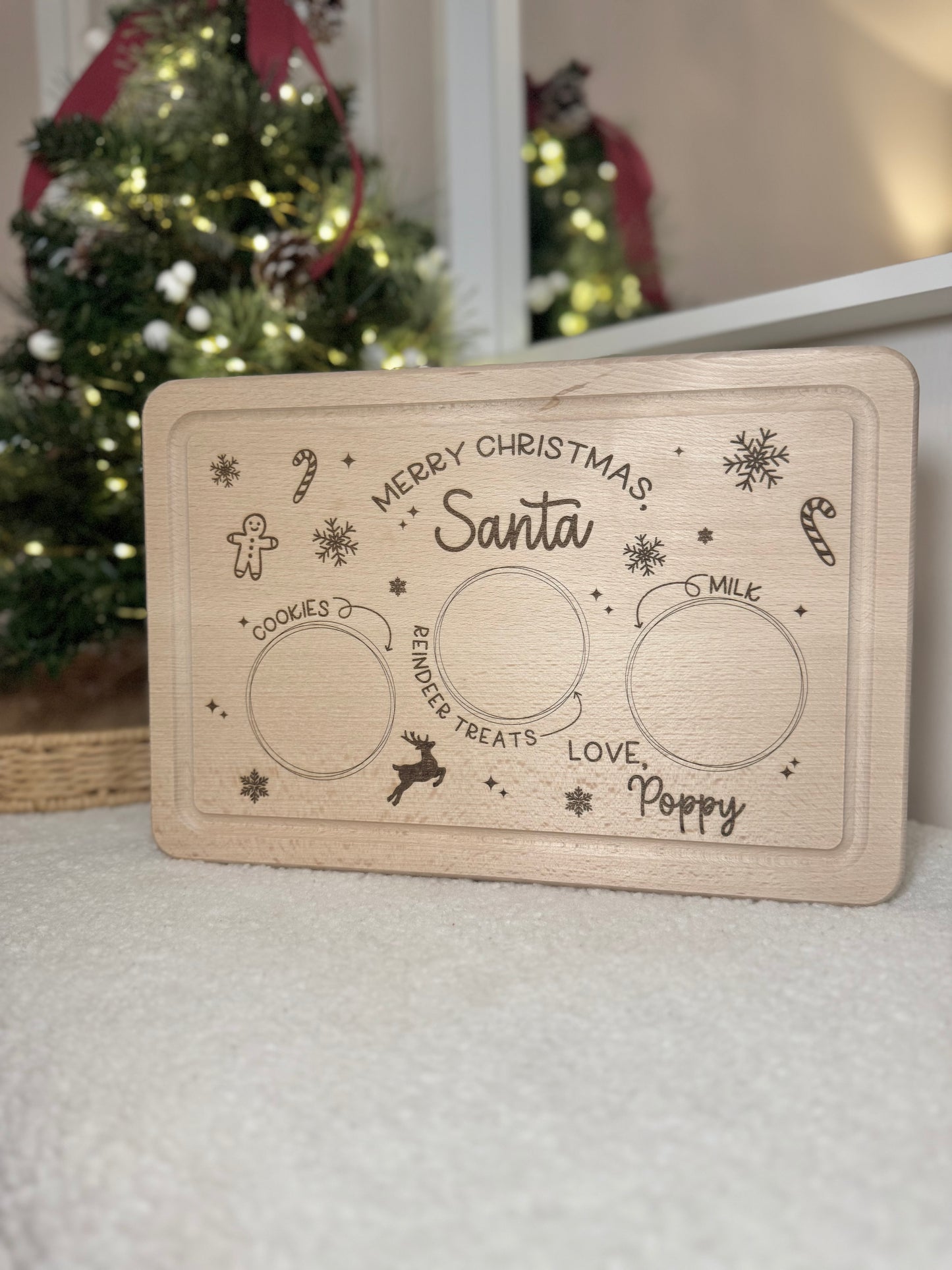 Personalised Santa Treat Board