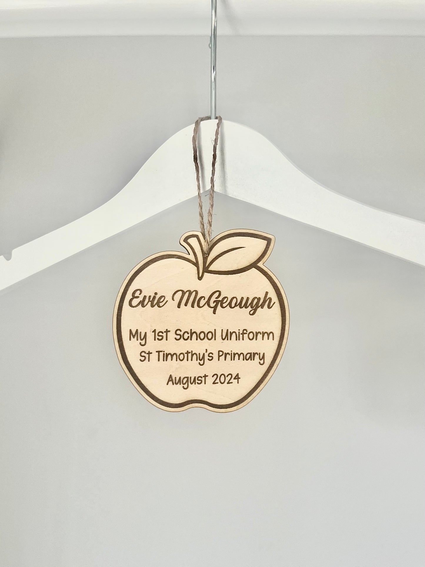 Personalised 1st School Uniform Tag