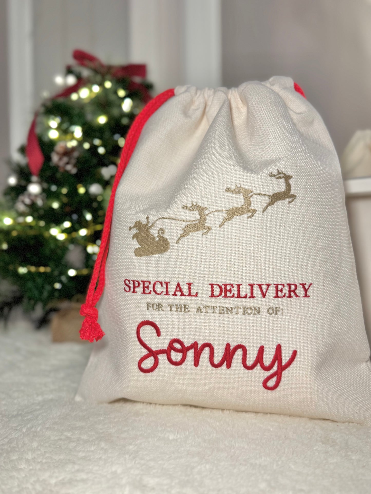 Personalised Small Christmas Sack