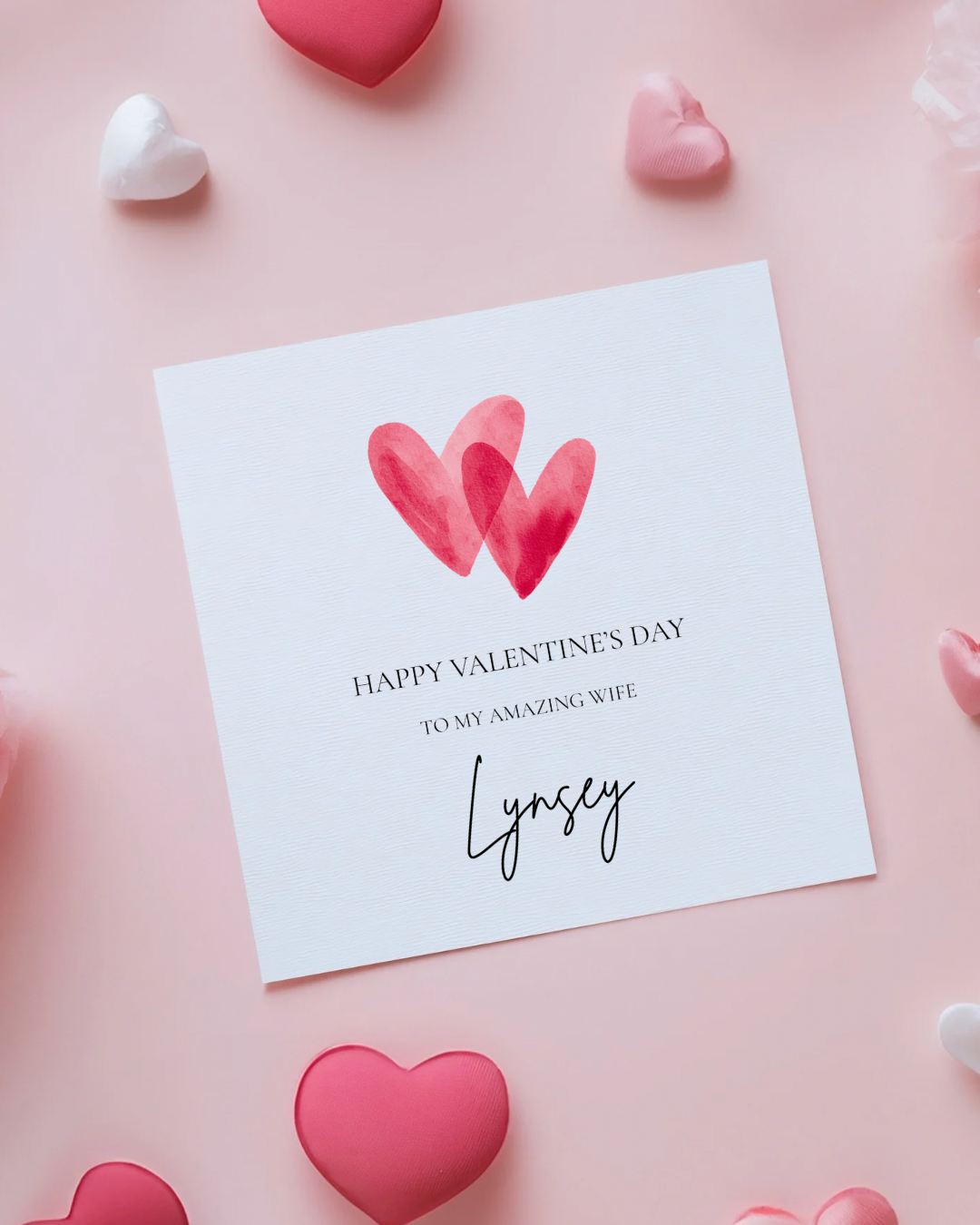 Personalised Valentine's Card