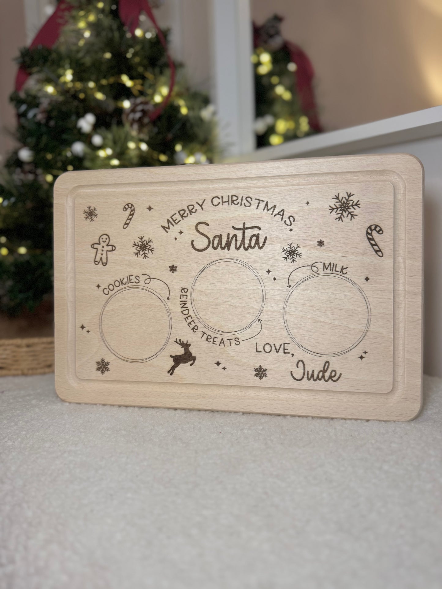 Personalised Santa Treat Board