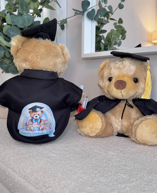 Personalised Graduation Bear - Blue