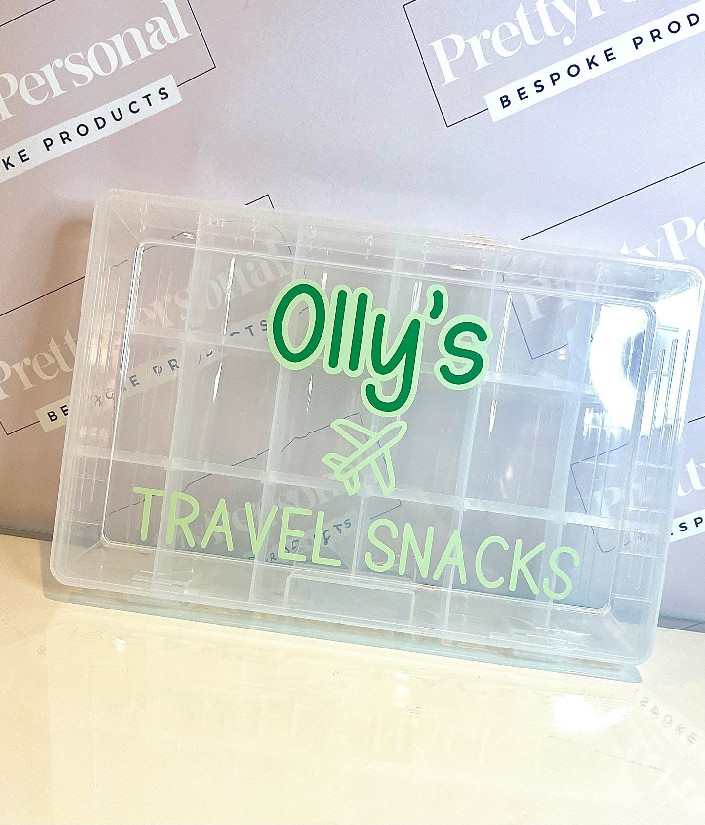 Personalised Travel Snacks Box