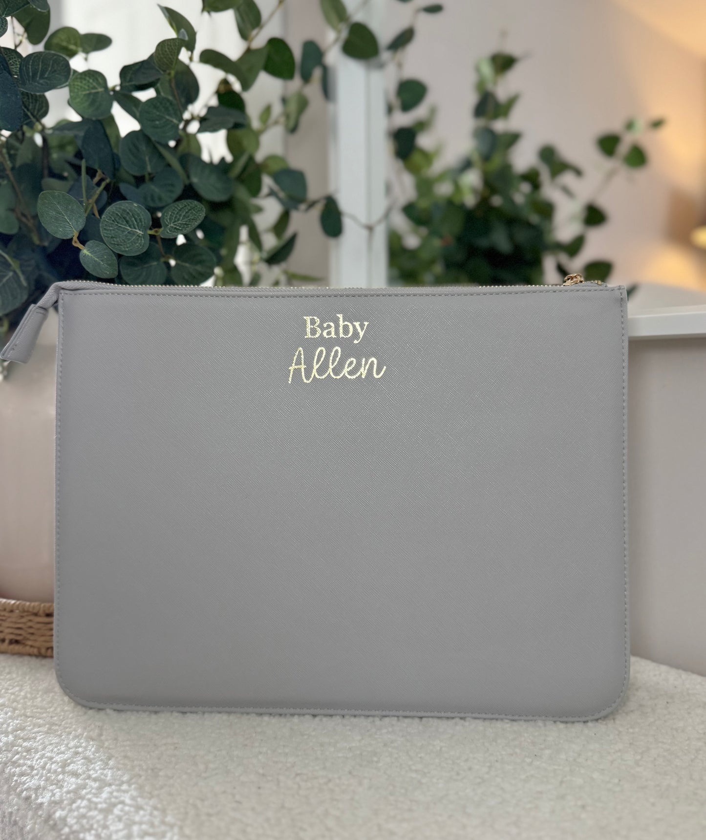 Personalised Baby Document Folder