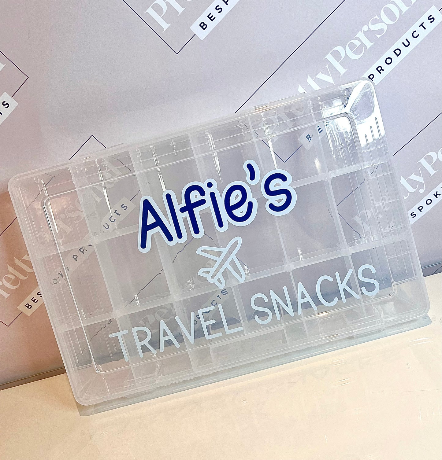 Personalised Travel Snacks Box